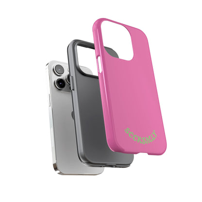 SOLID Sweet Static Pink Tough Case for Apple