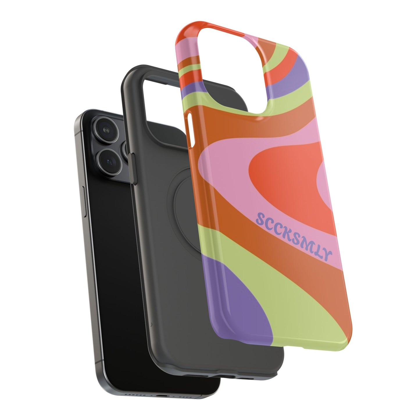 Curvy Swirl Phone Case for Apple