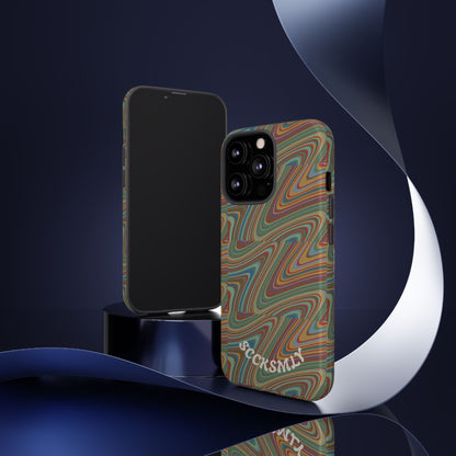 Earthly Waves Tough Phone Case for Apple