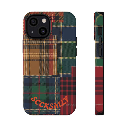 Heritage Hues Patchwork Tough Phone Case for Apple