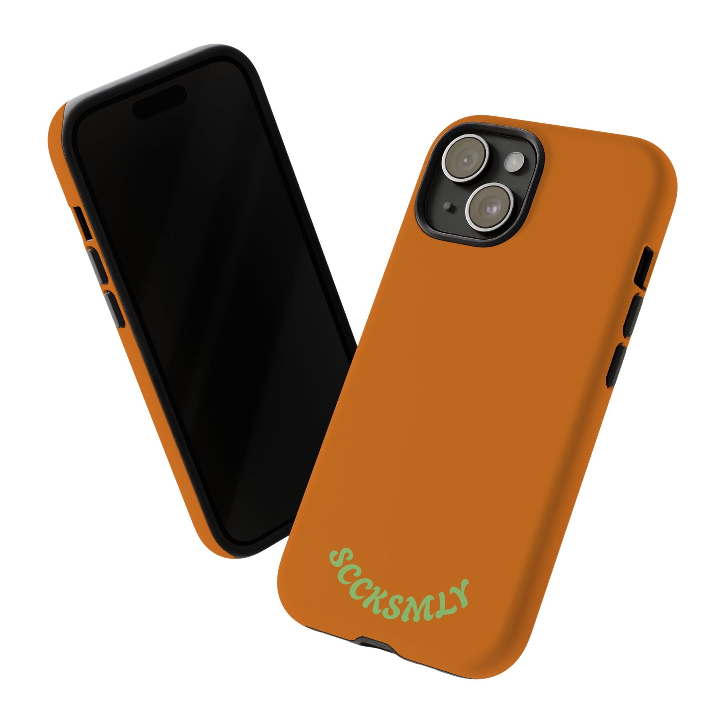 SOLID Terracotta Caoal Tough Case for Apple