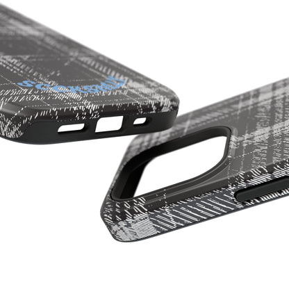 Smoky Grungy Plaid Phone Case for Apple