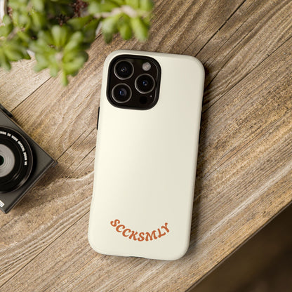 Toasted Eggshell Tough Phone Case for Apple