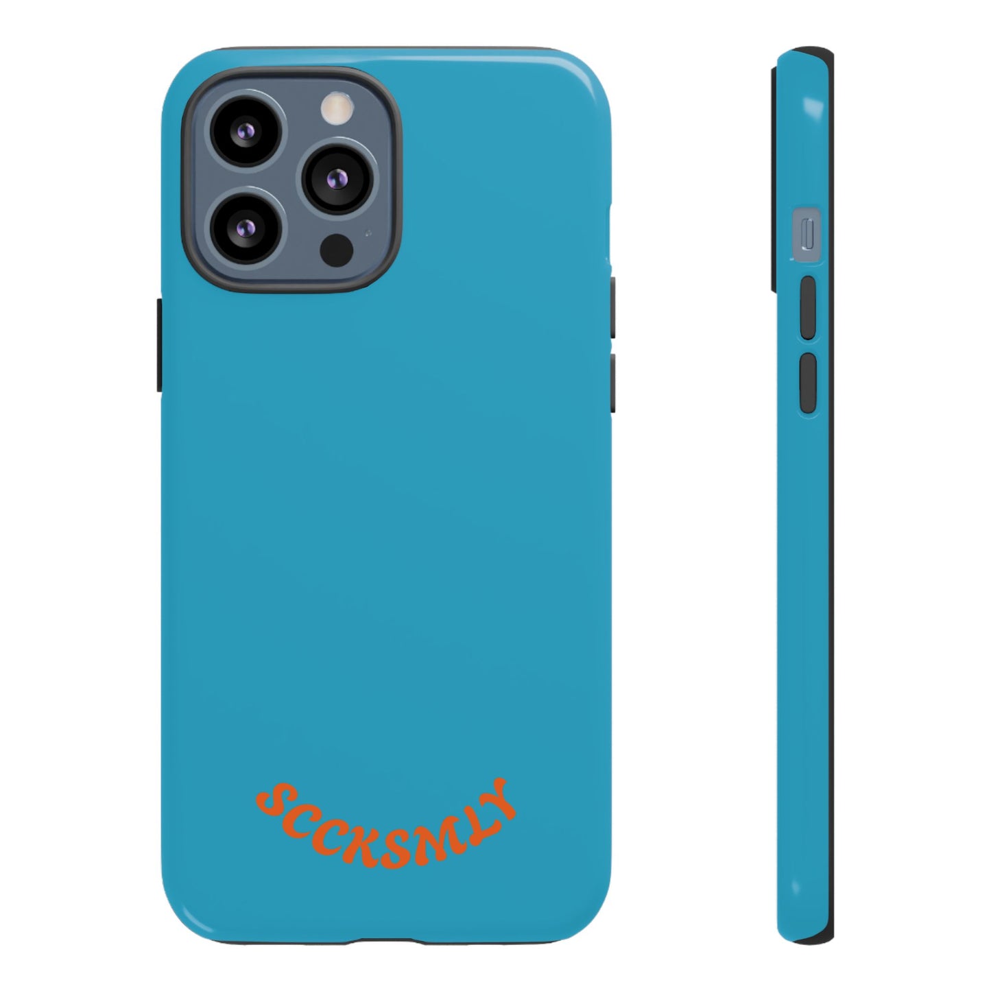 SOLID Blue Spook Tough Case for Apple