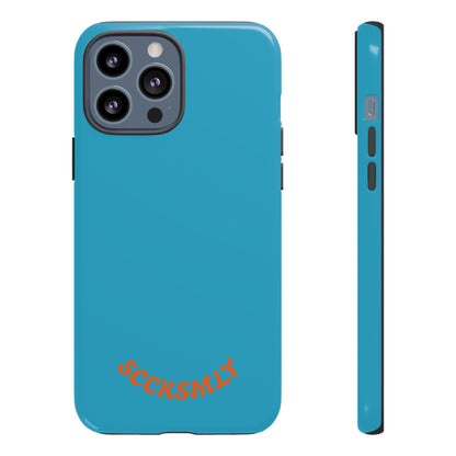SOLID Blue Spook Tough Case for Apple