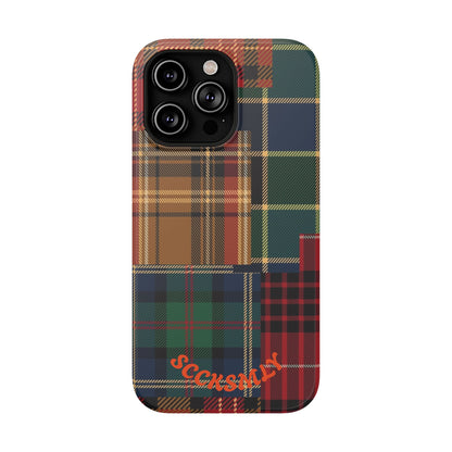 Heritage Hues Patchwork Tough Phone Case for Apple