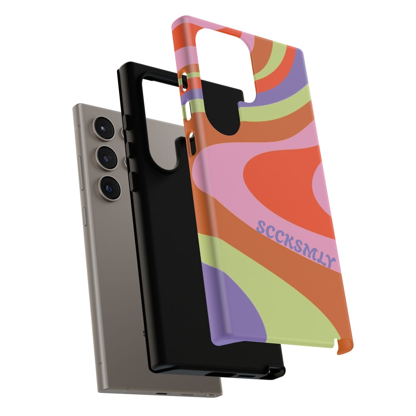 Curvy Swirl Phone Case for Samsung