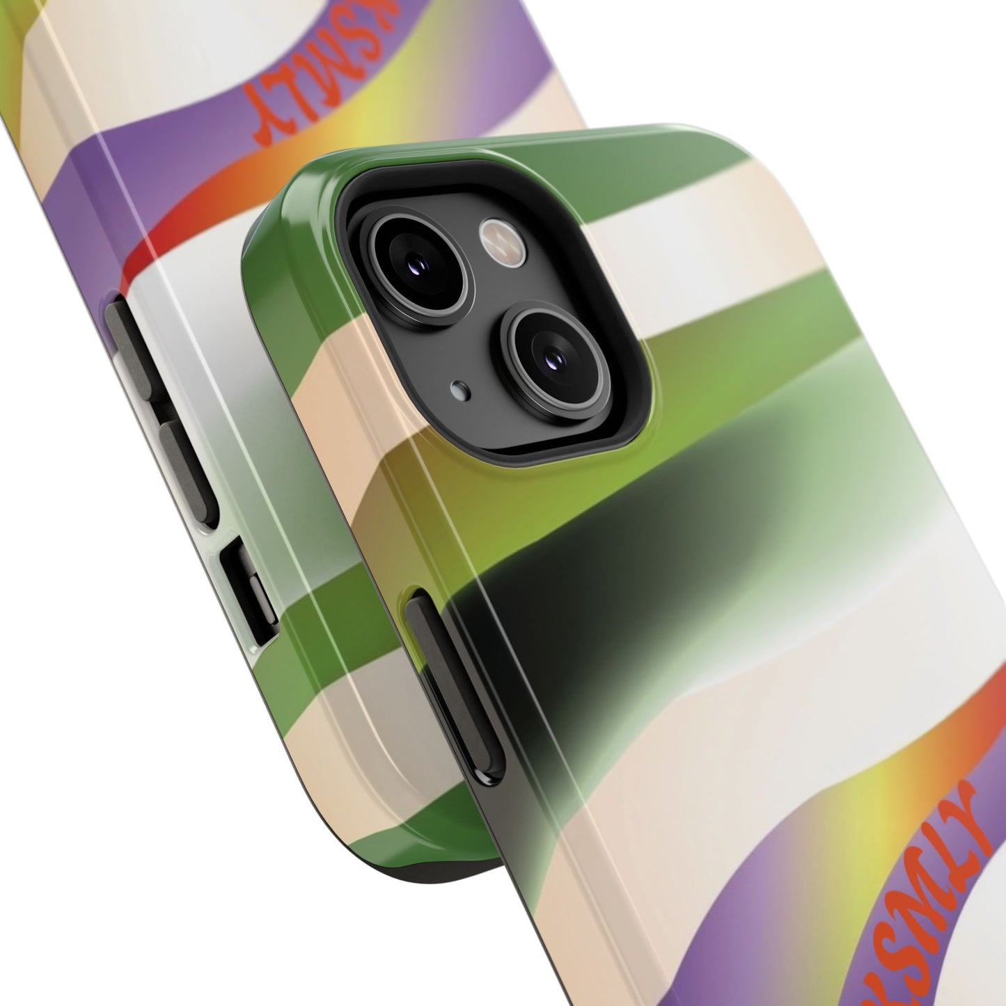Green Waves Phone Case for Apple