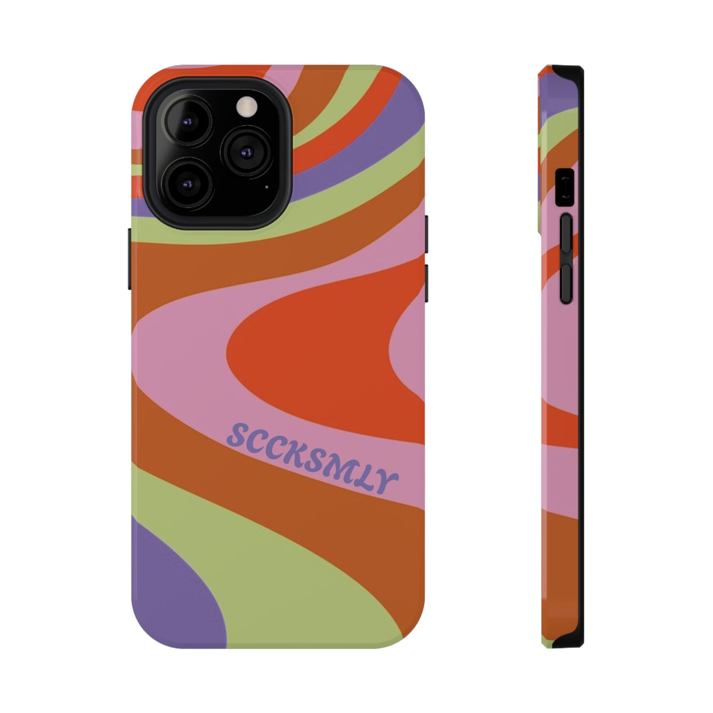 Curvy Swirl Phone Case for Apple