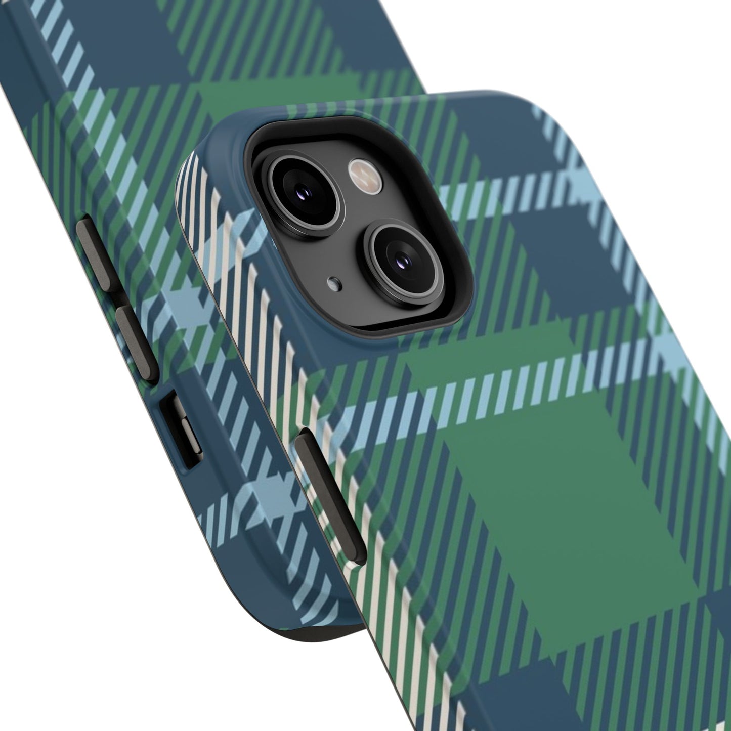 Earth and Sky Plaid Phone Case for Apple