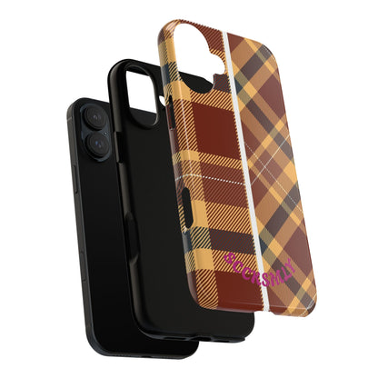 Autumn Plaid Phone Case for Apple