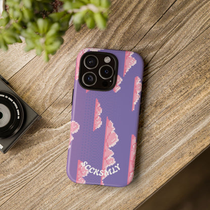 Purple Cotton Candy Sky Tough Phone Case for Apple