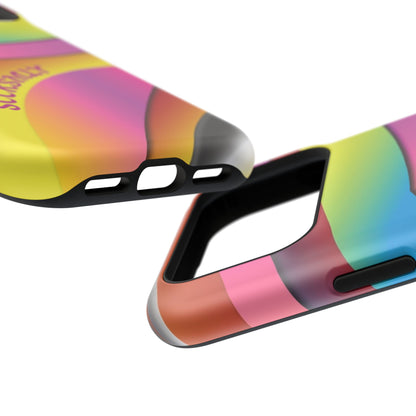 Modern Retro Rainbow Phone Case for Apple