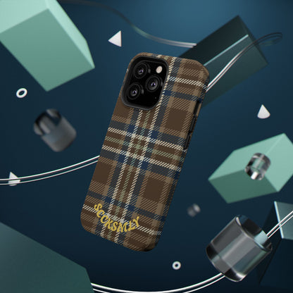 Earth and Sky Plaid Phone Case for Apple