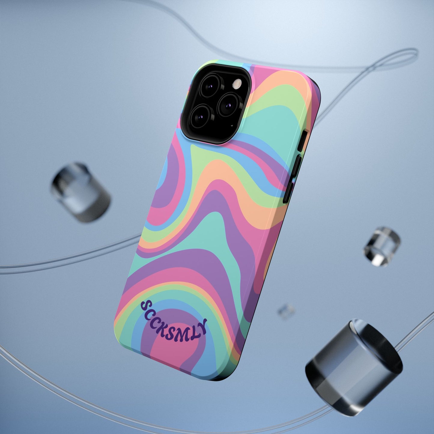 Pastel Swirl Phone Case for Apple