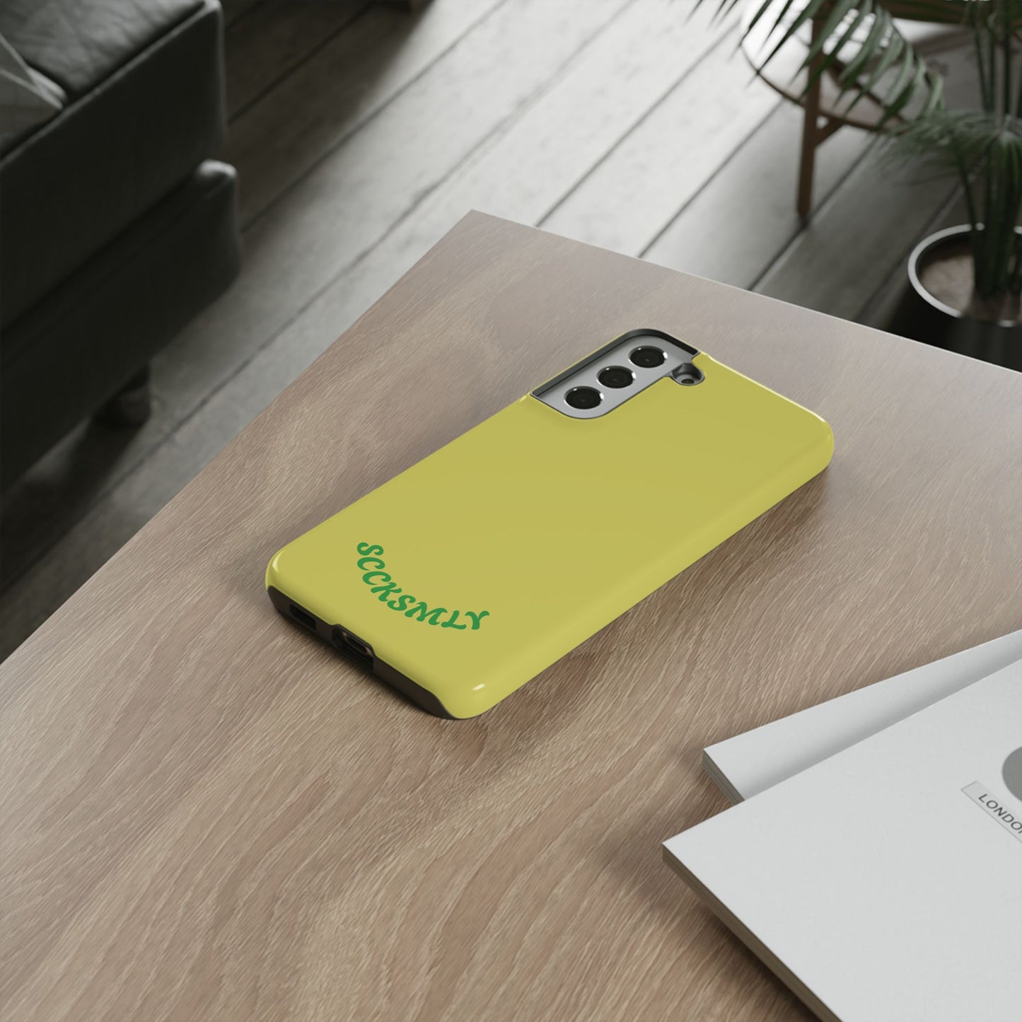 SOLID Lemon Pop Tough Case for Samsung