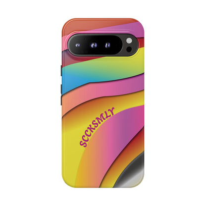 Modern Retro Rainbow Phone Case for Google Pixel
