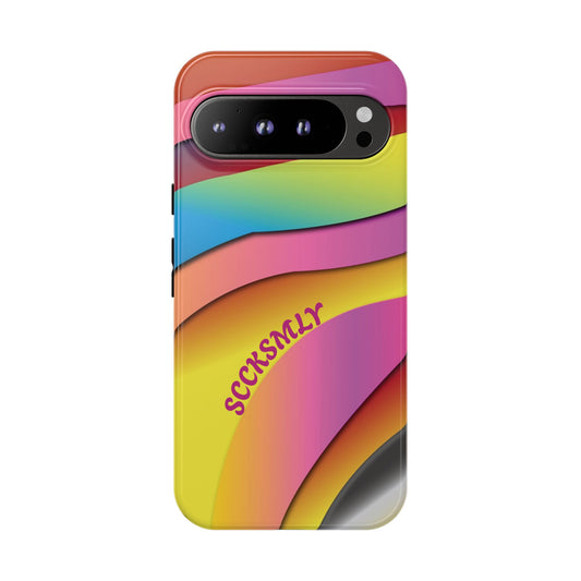 Modern Retro Rainbow Phone Case for Google Pixel