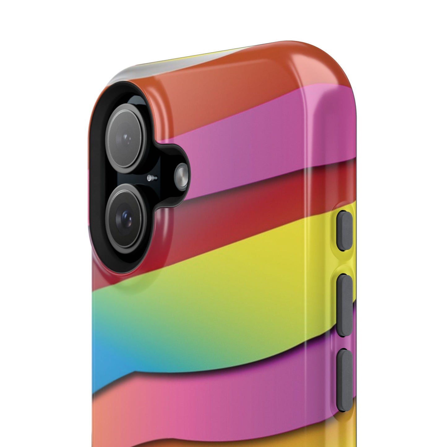 Modern Retro Rainbow Phone Case for "IOS or Apple"