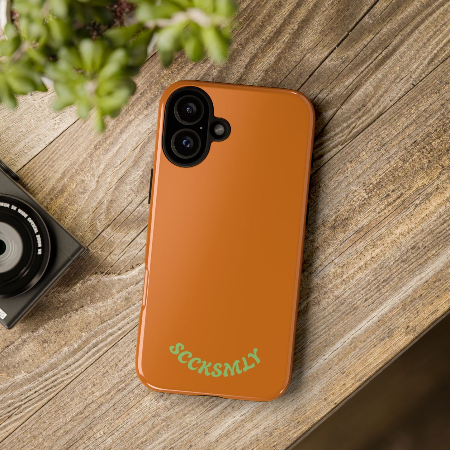 SOLID Terracotta Caoal Tough Case for Apple