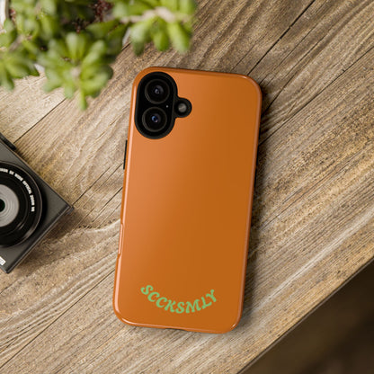 SOLID Terracotta Caoal Tough Case for Apple