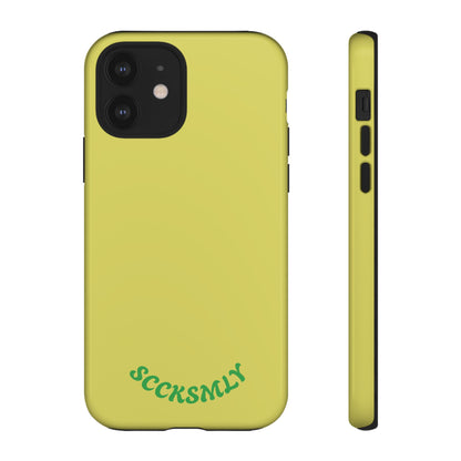SOLID Lemon Pop Tough Case for Apple