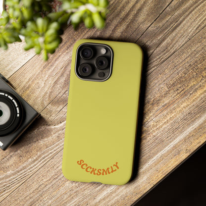 SOLID Lemon Dijon Glaze Tough Case for Apple