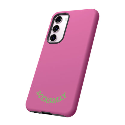 SOLID Sweet Static Pink Tough Case for Samsung