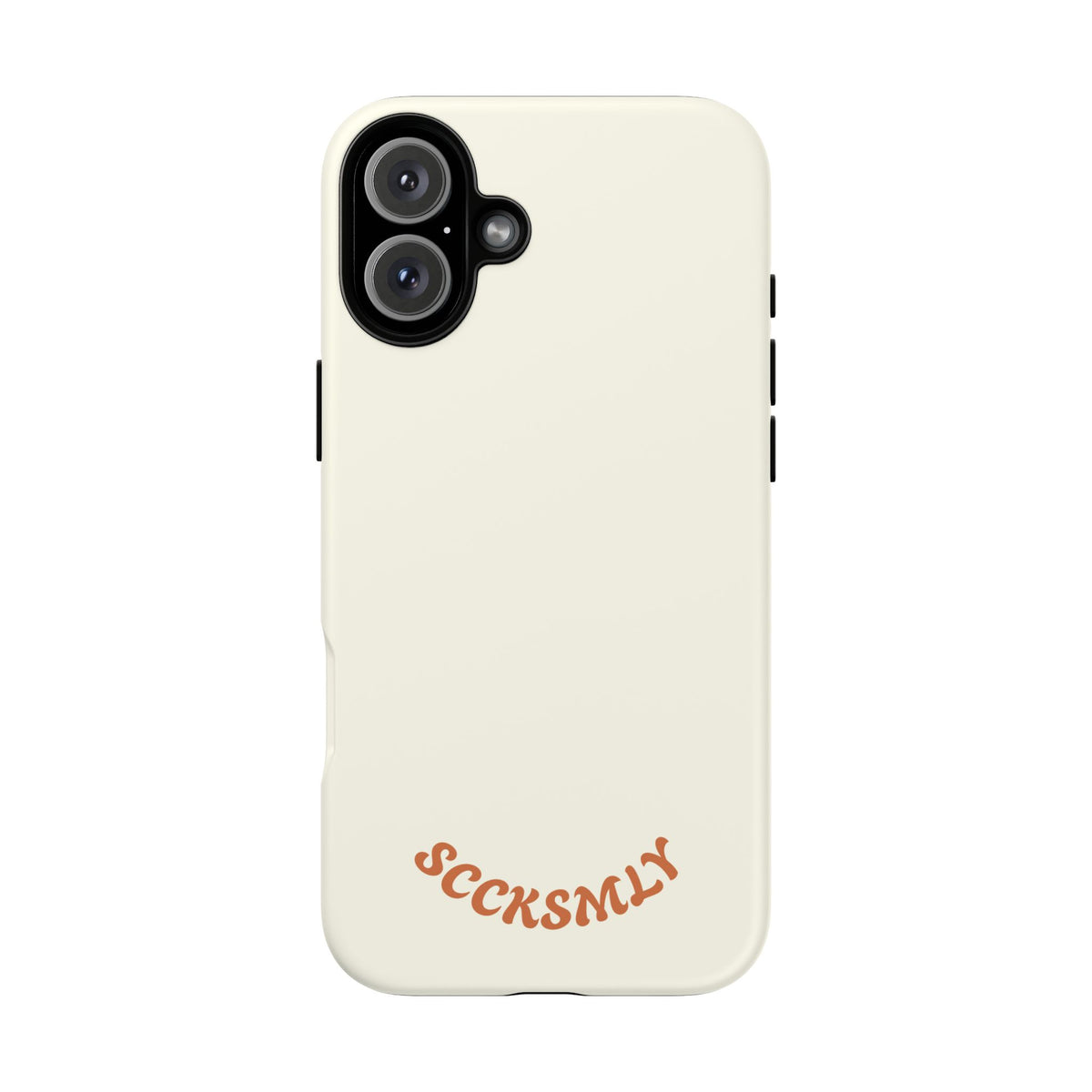 Toasted Eggshell Tough Phone Case for Apple
