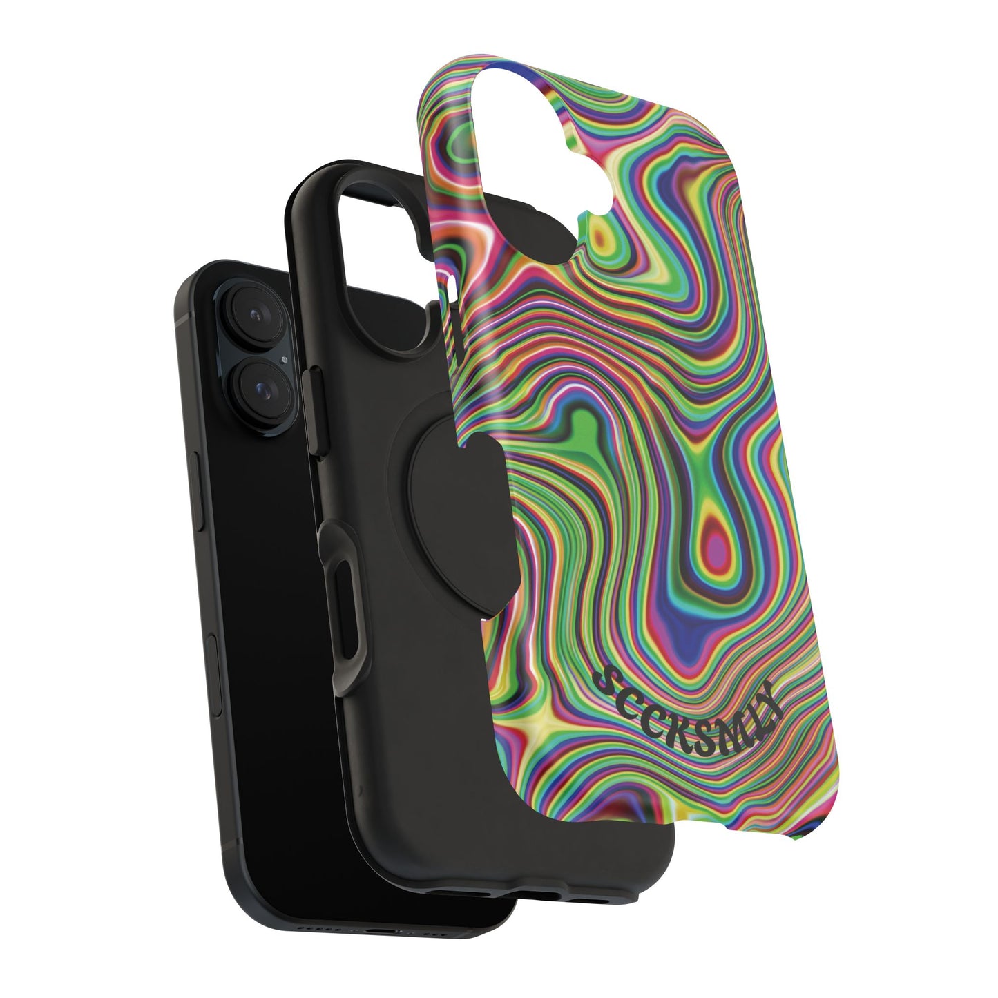 Acid Swirl Phone Case for Apple