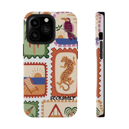 Tropical Print Phone Case for Apple