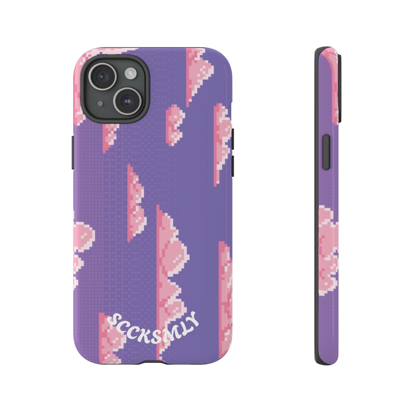 Purple Cotton Candy Sky Tough Phone Case for Apple