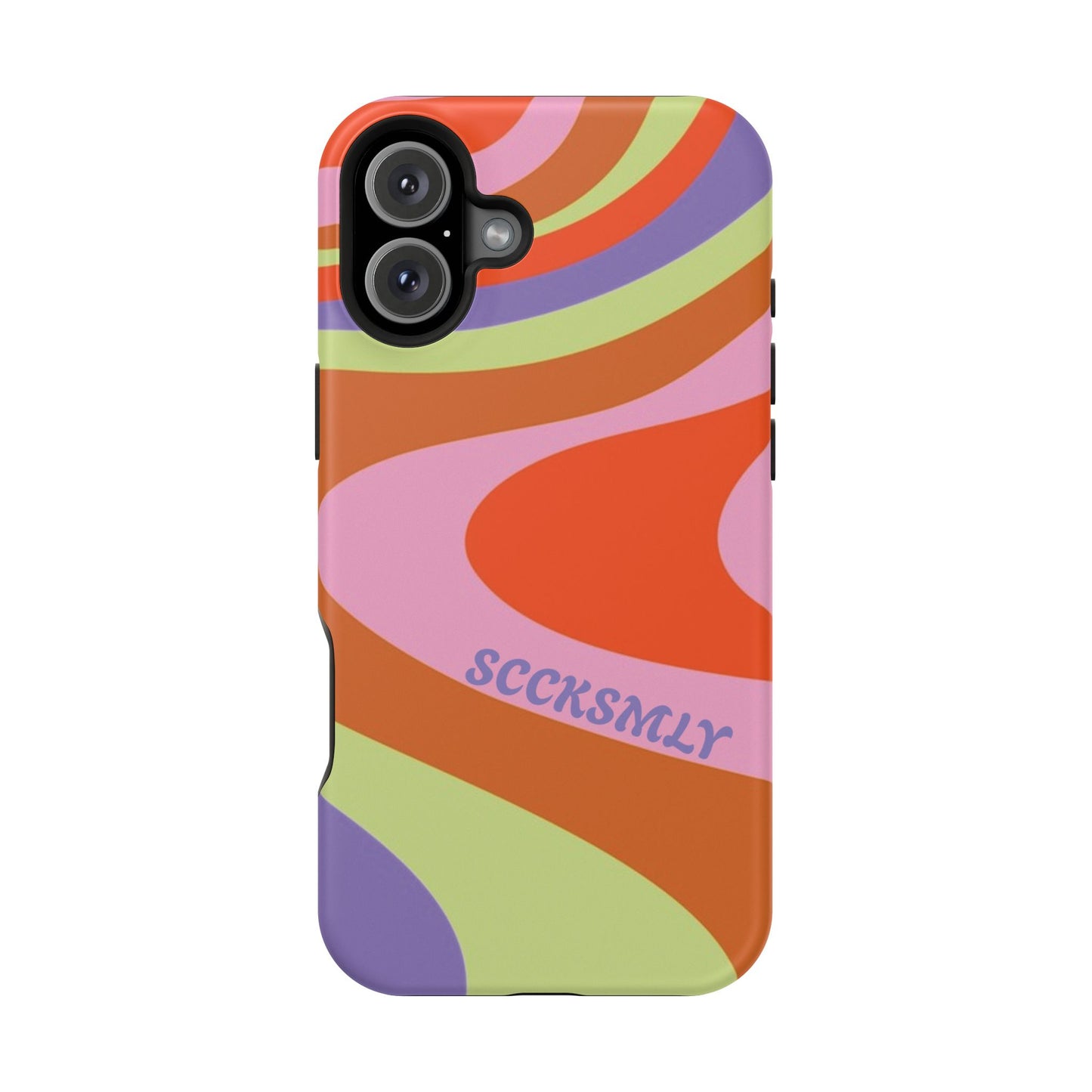 Curvy Swirl Phone Case for "IOS or Apple"
