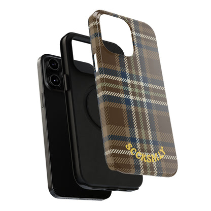Earth and Sky Plaid Phone Case for Apple