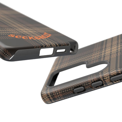 Brown Bread Plaid Tough Phone Case Samsung