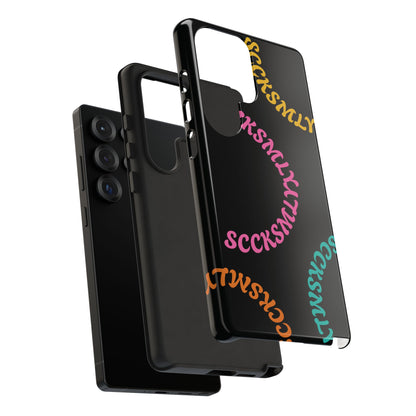Y2K Wavy Script Tough Case for Samsung