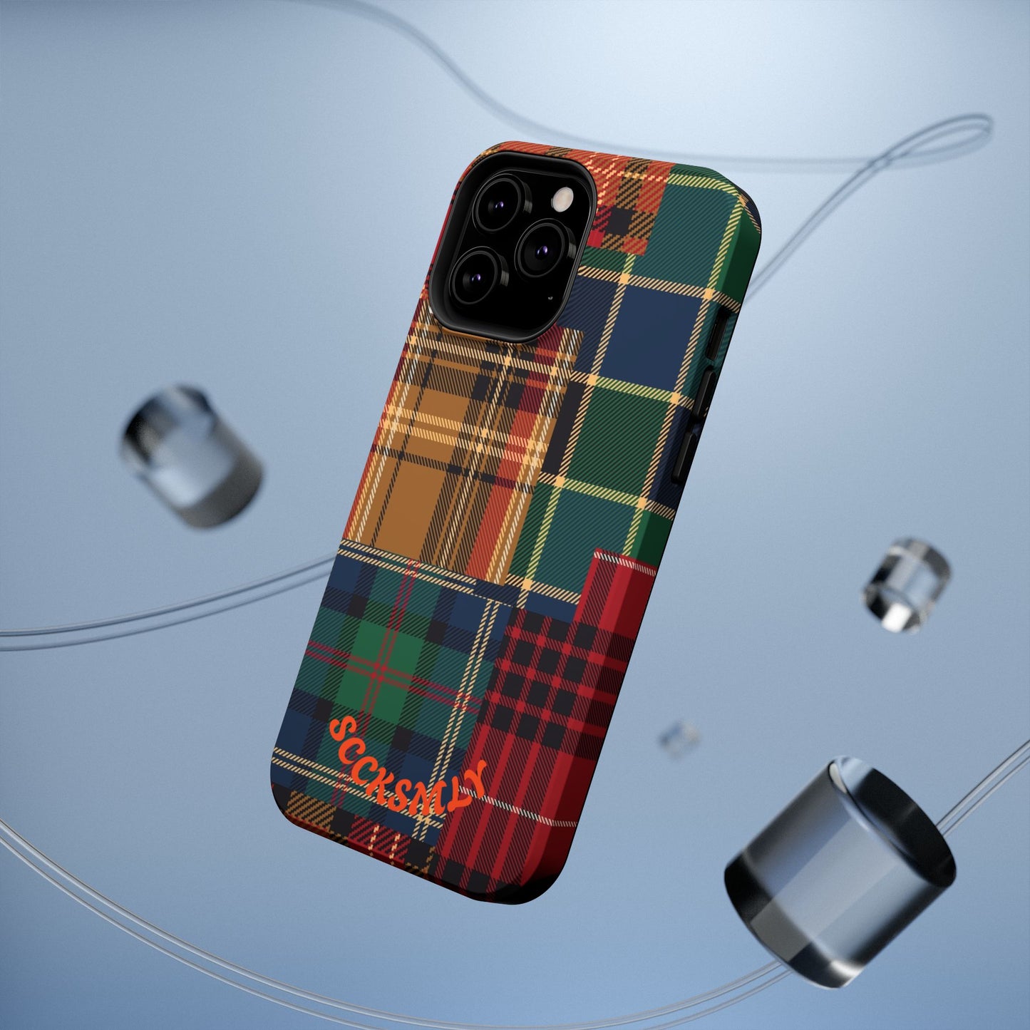 Heritage Hues Patchwork Tough Phone Case for Apple