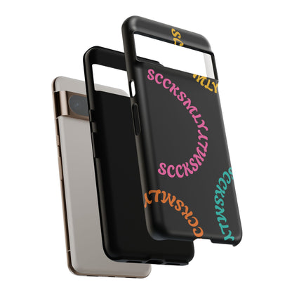 Y2K Wavy Script Tough Case for Google Pixel