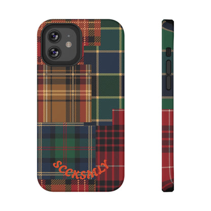 Heritage Hues Patchwork Tough Phone Case for Apple