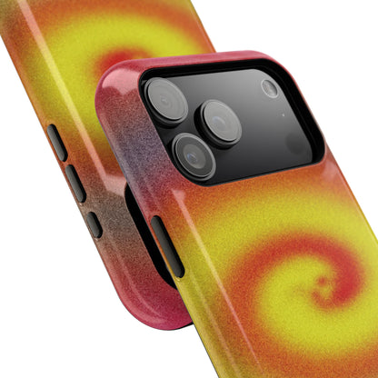 Toxic Spiral Tough Phone Case for Apple