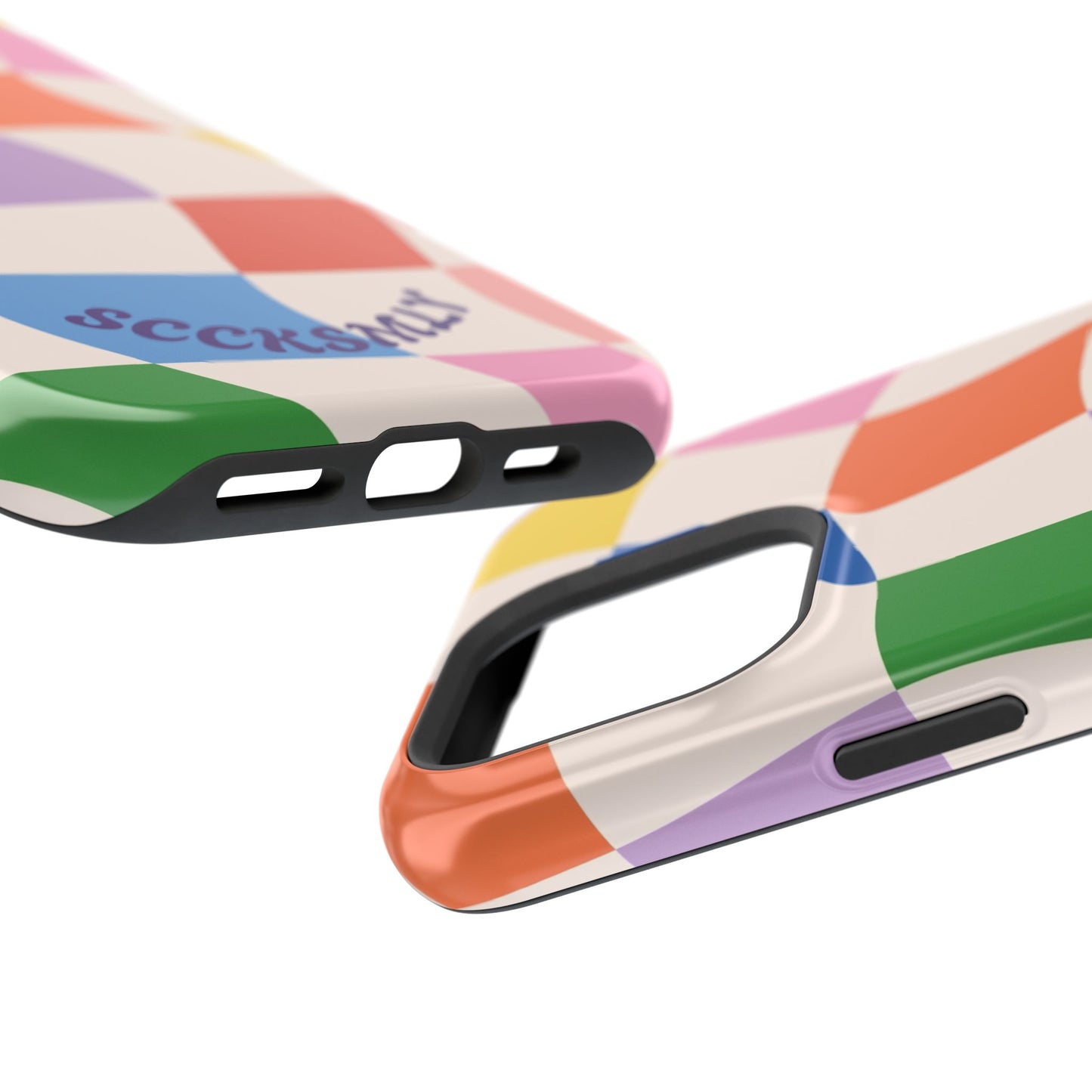 Checker Flicker Phone Case "IOS or Apple"