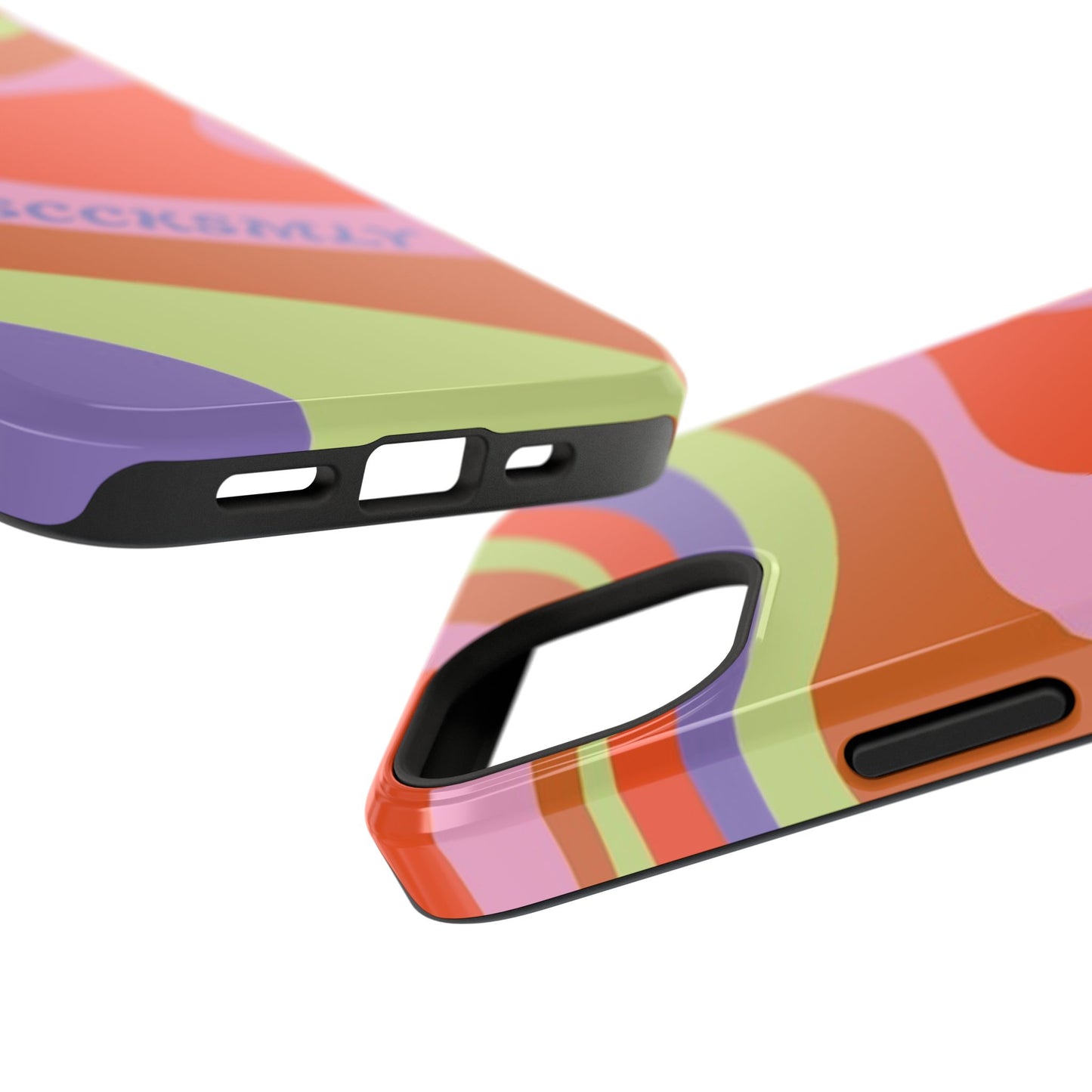 Curvy Swirl Phone Case for "IOS or Apple"