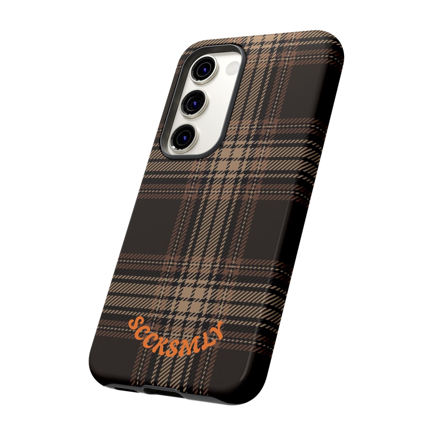 Brown Bread Plaid Tough Phone Case Samsung
