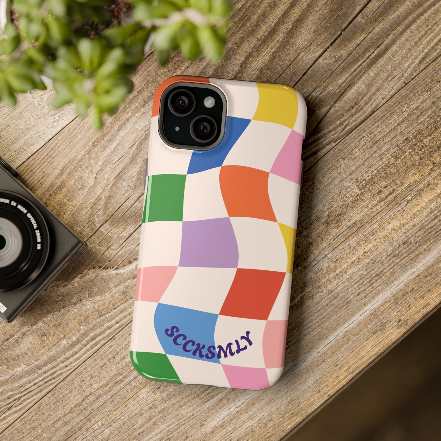Checker Flicker Phone Case Apple