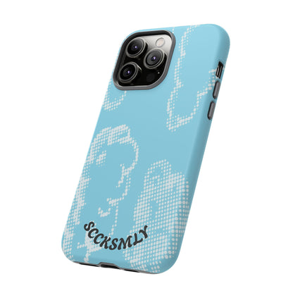 Comic Dot Sky Tough Phone Case for Apple