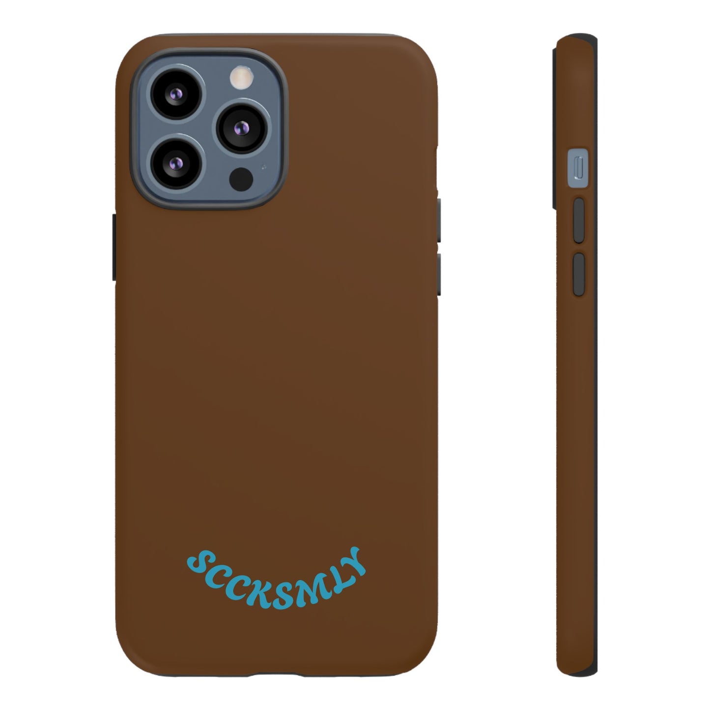 SOLID Chocolate Coco Tough Case for Apple