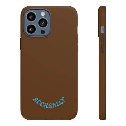 SOLID Chocolate Coco Tough Case for Apple