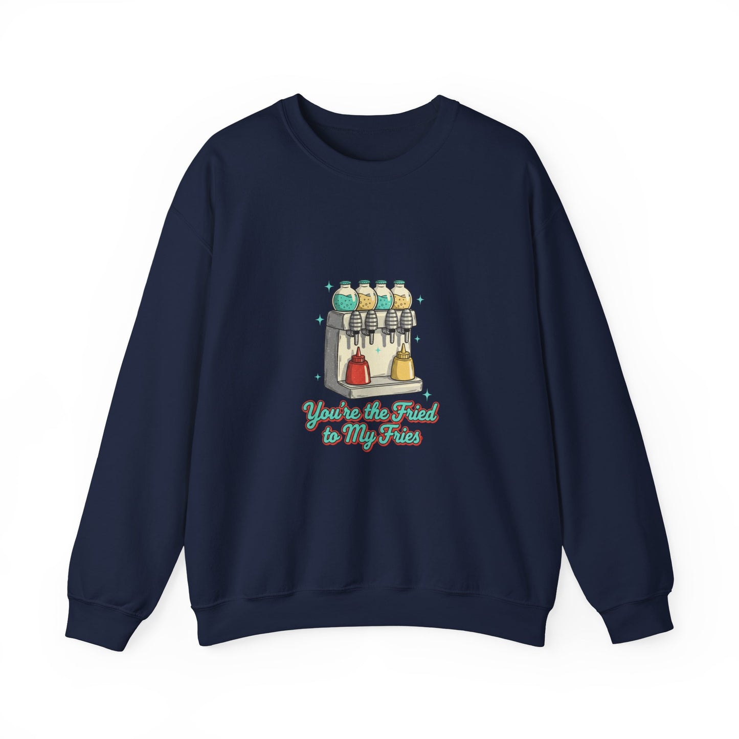 Soda Fountain Dispenser Sweatshirt | retro diner shirt, pantry label art