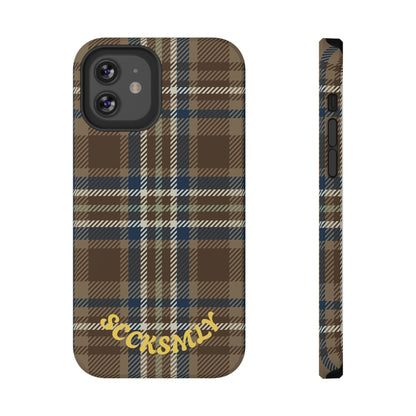 Earth and Sky Plaid Phone Case for Apple