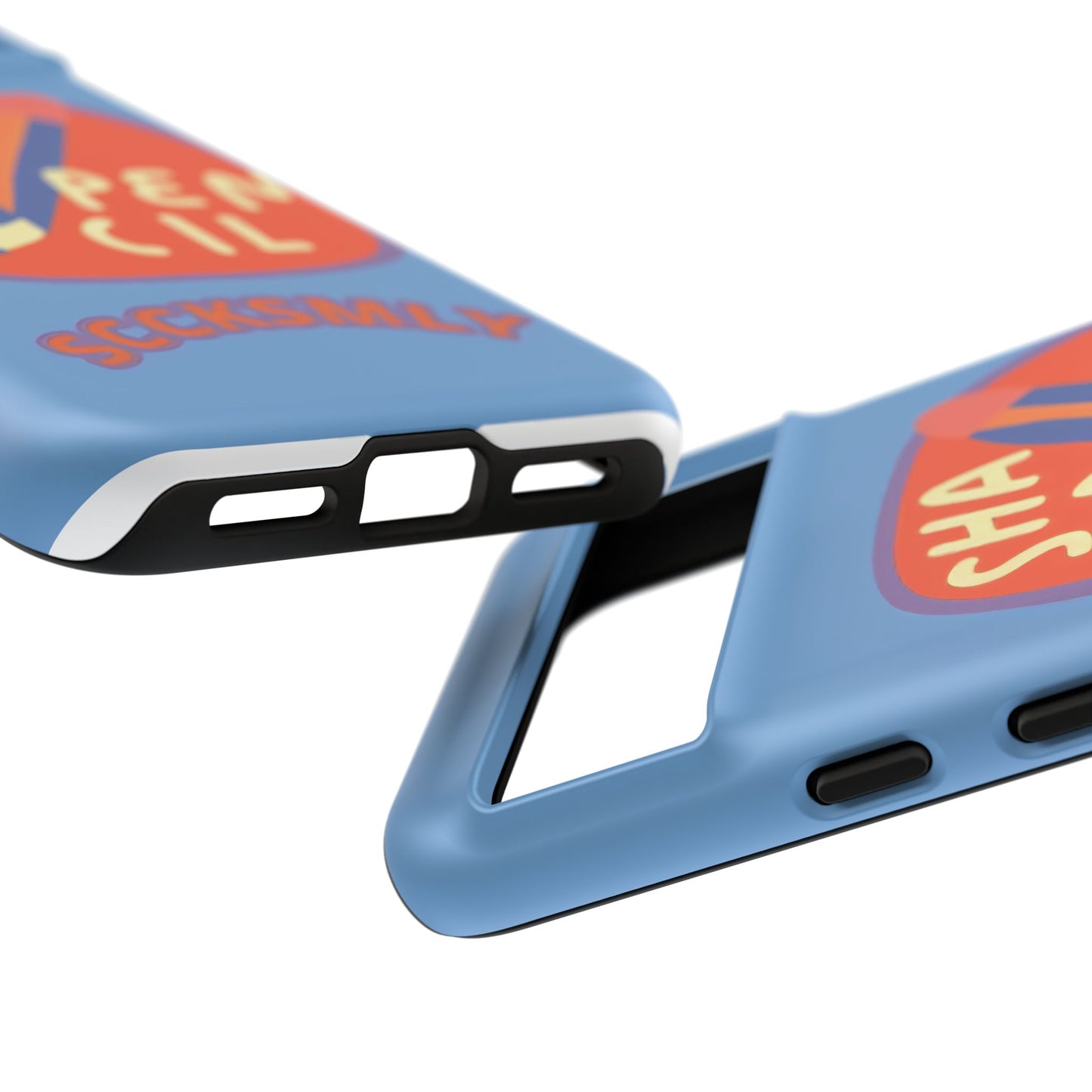 Blue "SHARPEN PENCIL" Tough Phone Case for Google Pixel